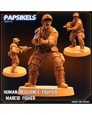 Combatiente de la Resistencia - Marcio Fisher - 1 Mini