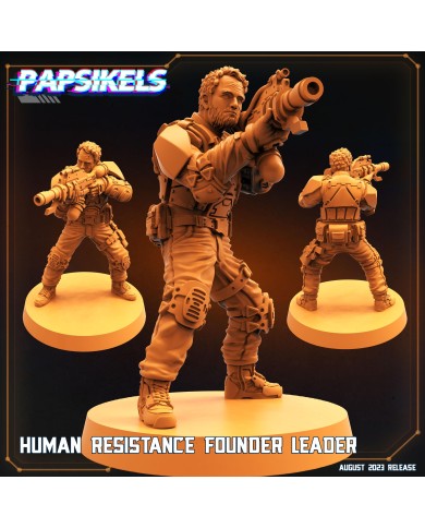 Resistance Fighter - Founder Leader - 1 Mini
