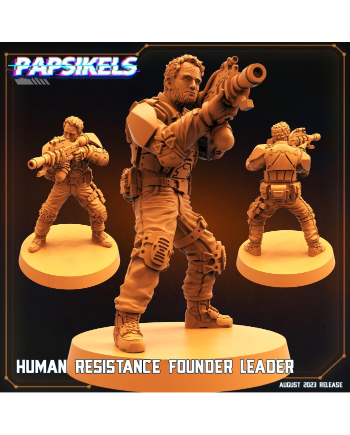 Combatiente de la Resistencia - Líder Fundador - 1 Mini