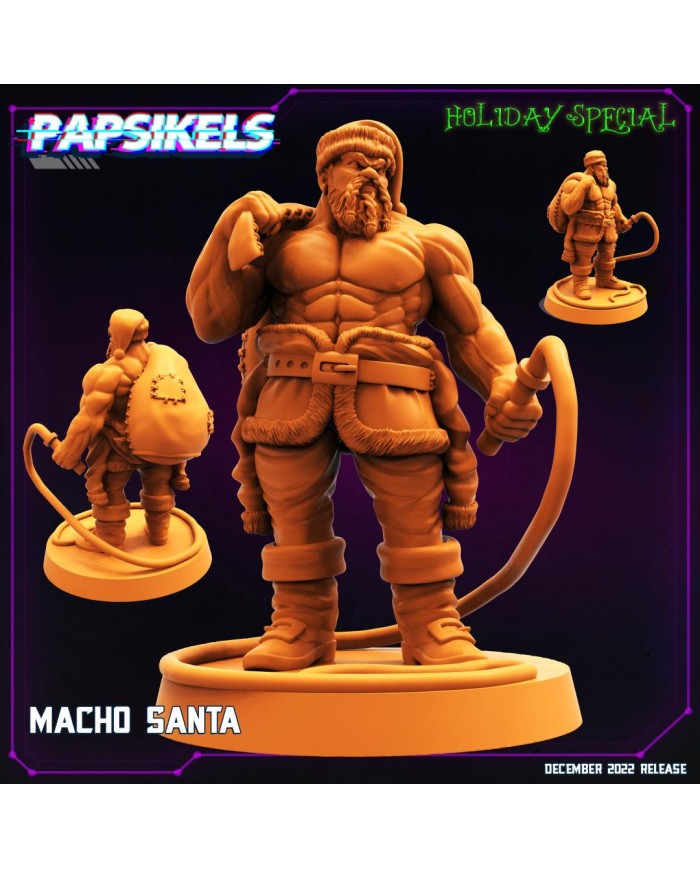 Macho Santa|Papsikels Miniatures|Christmas