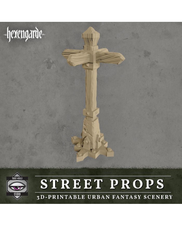 Hexengarde City - Street Sign