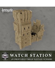 Edificio de la Oficina de Vigilancia de Hexengarde|Tired World Studio|Escenografia Mordheim