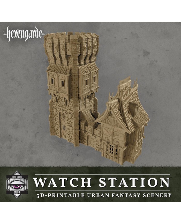 Watch Office Building of Hexengarde City|Tired World Studio|Mordheim Terrain