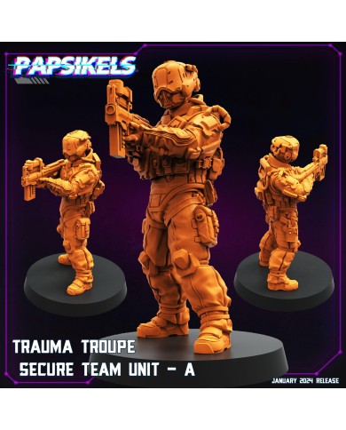 Trauma Troupe - Secure Team Unit - A - 1 Mini