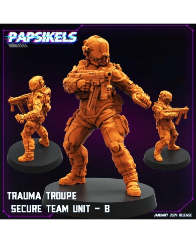 Trauma Troupe - Secure Team Unit - B - 1 Mini