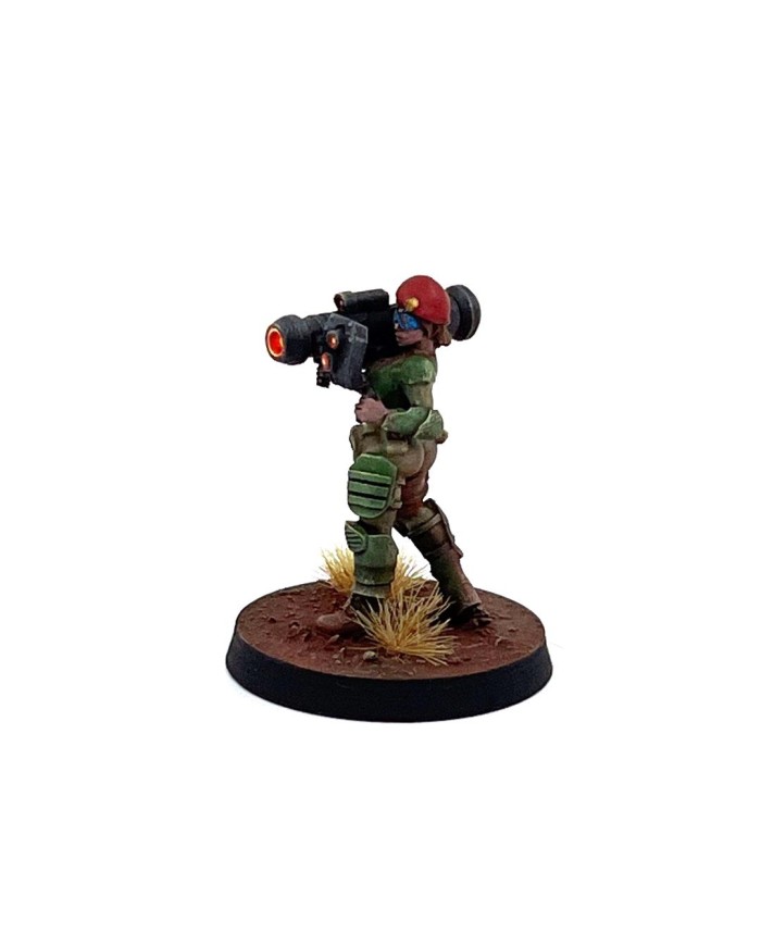 Red Beret with Missile Launcher - 1 Mini