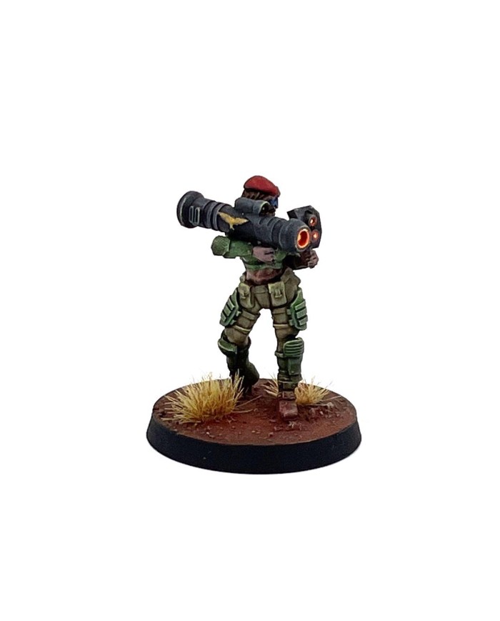 Red Beret with Missile Launcher - 1 Mini