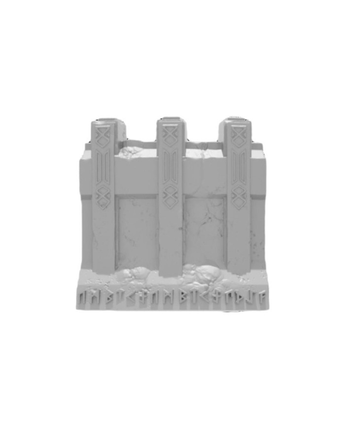 Kingdom of Durak Deep - Inward Wall (30 degrees)|Conquest Creations|Durak Deep Terrain
