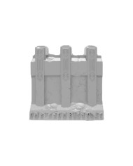 Kingdom of Durak Deep - Inward Wall (30 degrees)|Conquest Creations|Durak Deep Terrain