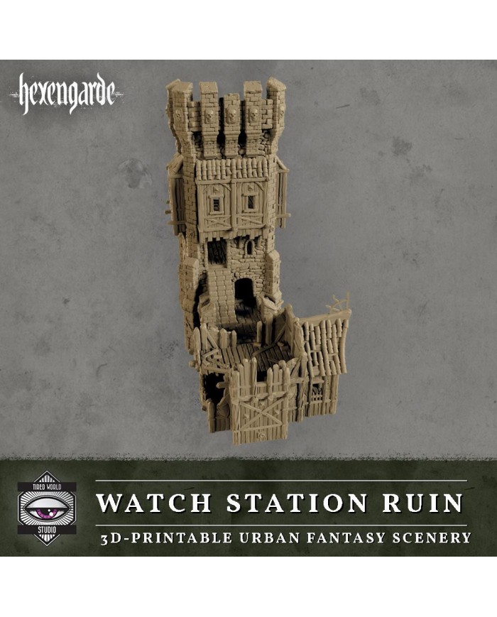 Ruinas de la Oficina de Vigilancia de Hexengarde|Tired World Studio|Escenografia Mordheim