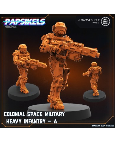 Colonial Space Military - Heavy Infantry - A - 1 Mini