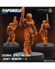 Colonial Space Military - Heavy Infantry - D - 1 Mini