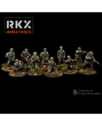 US Infantry Squad (Late War) - 10 Minis