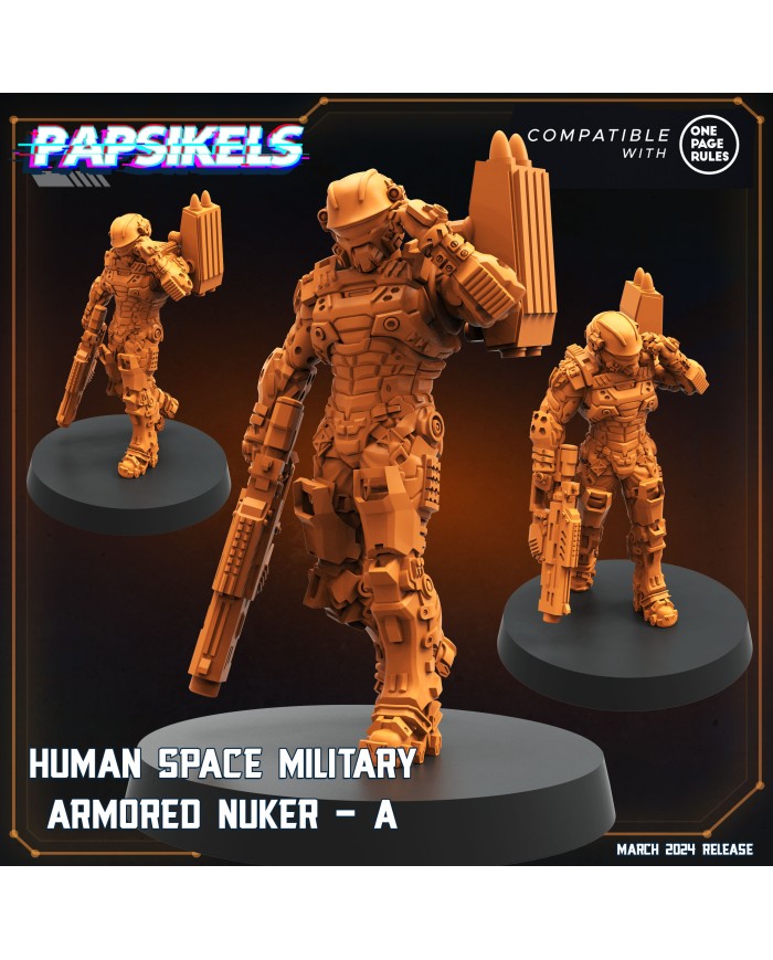 Militar Espacial - Nuker Blindado - A - 1 Mini