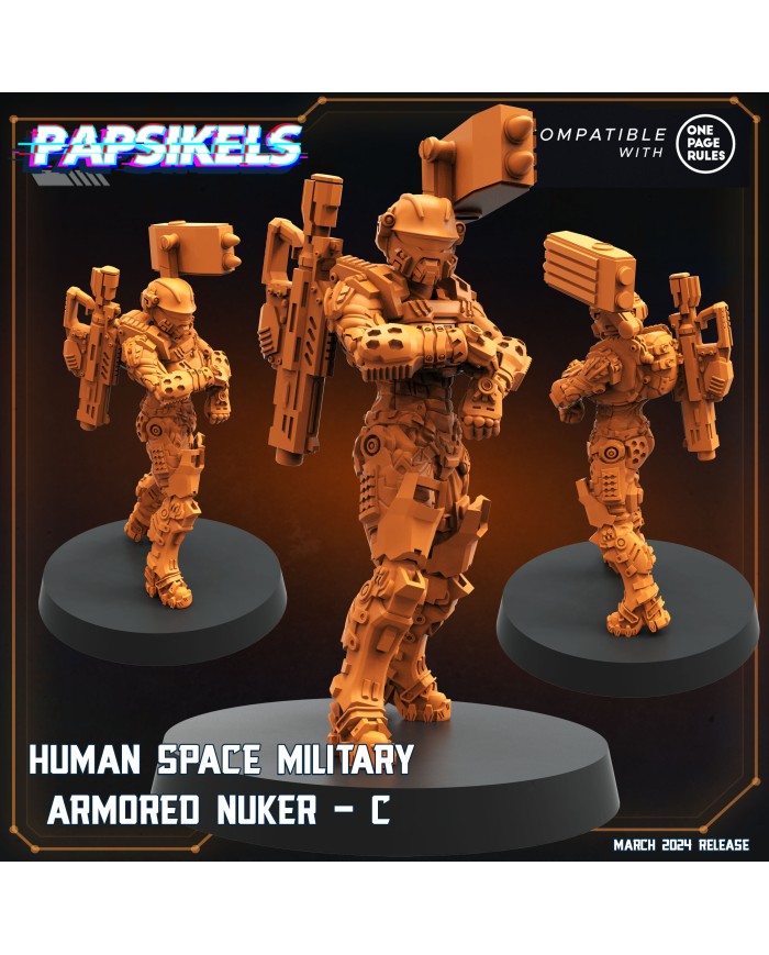 Militar Espacial - Nuker Blindado - C - 1 Mini