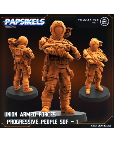 Union Armed Forces - Progressive People SOF - A - 1 Mini