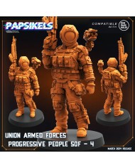 Union Armed Forces - Progressive People SOF - D - 1 Mini