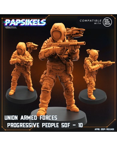Union Armed Forces - Progressive People SOF - J - 1 Mini