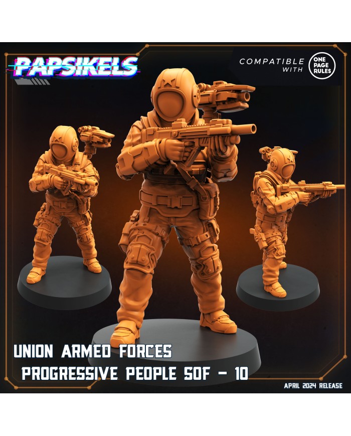 Union Armed Forces - Progressive People SOF - J - 1 Mini