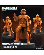 Democracy Troopers Helljumper A1|Papsikels Miniatures|Democracy Troopers