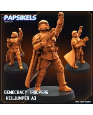 Democracy Troopers Helljumper A3|Papsikels Miniatures|Democracy Troopers