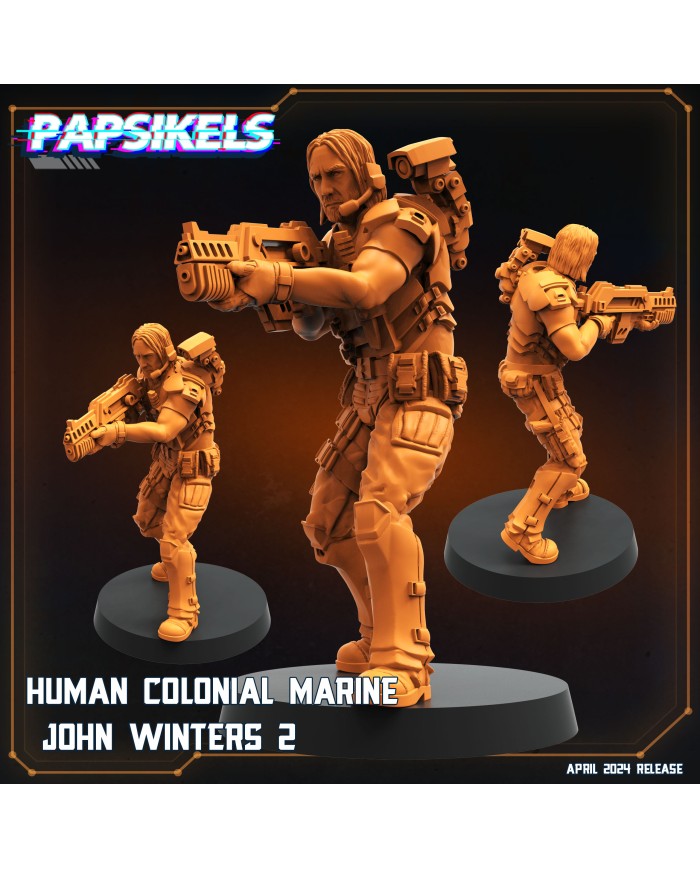 Marine Colonial Humano - John Winters - B - 1 Mini