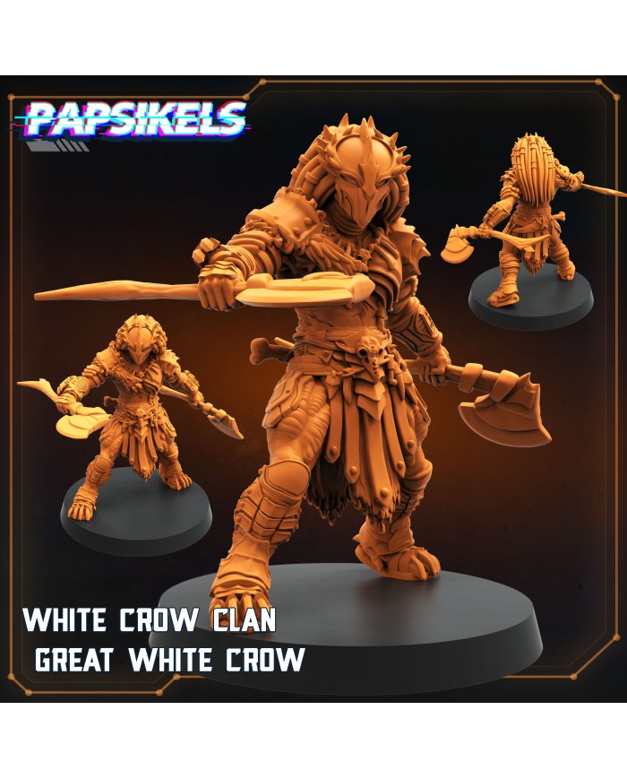 Skull Hunter - Great White Crow - 1 Mini