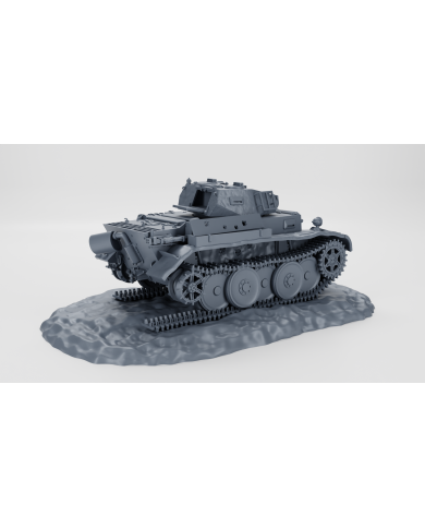 Panzer II Ausf.L "Luchs" Destruido