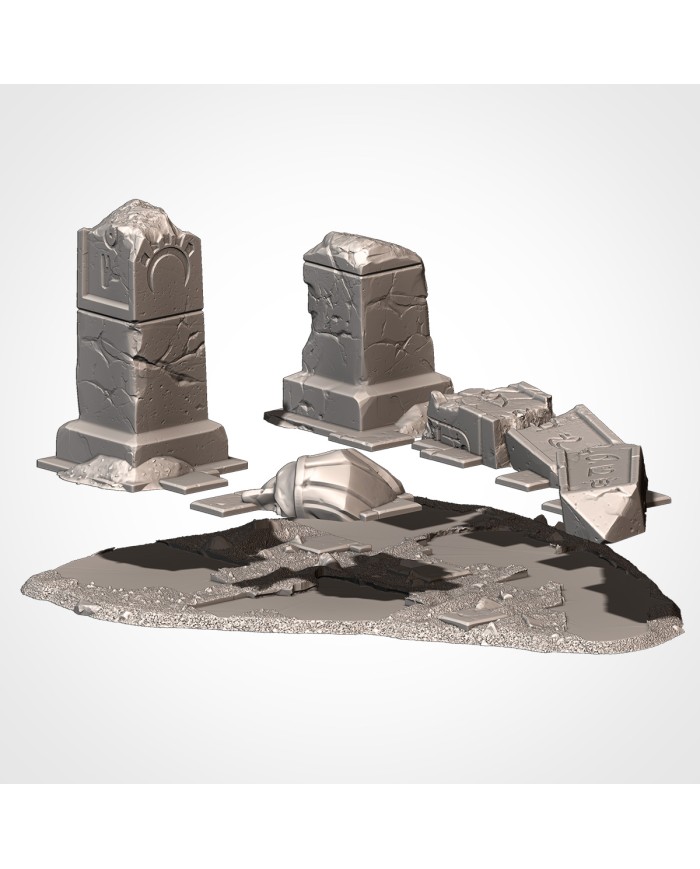 Removile Egyptian Temple Ruins - B