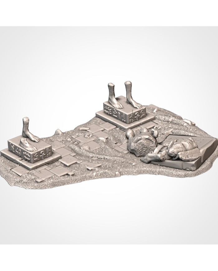 Removile Egyptian Temple Ruins - C
