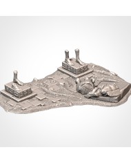Removile Egyptian Temple Ruins - C