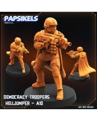 Democracy Troopers Helljumper A10|Papsikels Miniatures|Democracy Troopers