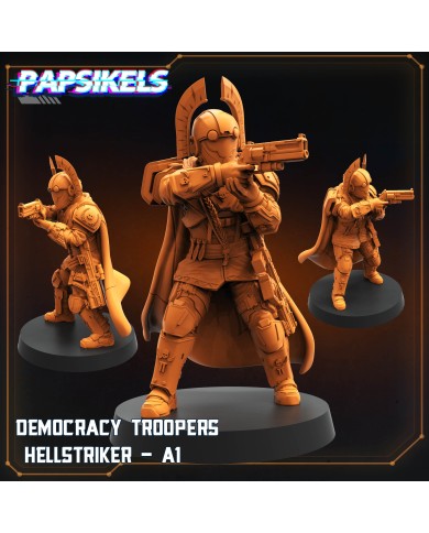Democracy Troopers - Hellstriker - A1 - 1 Mini