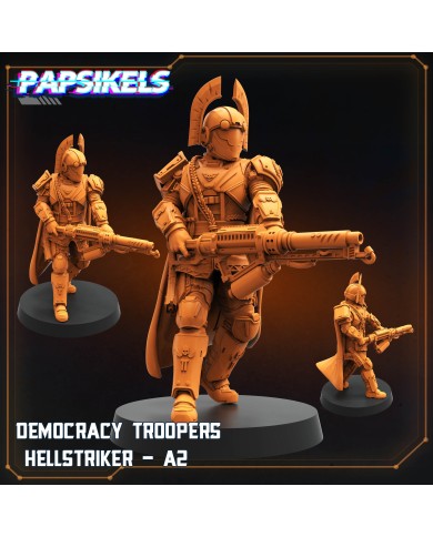 Democracy Troopers - Hellstriker - A2 - 1 Mini