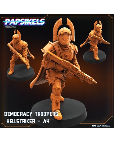 Democracy Troopers - Hellstriker - A4 - 1 Mini