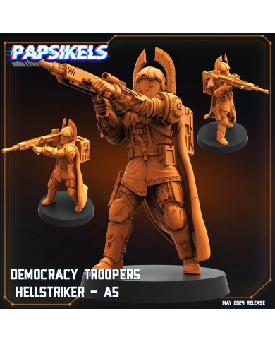 Democracy Troopers - Hellstriker - A5 - 1 Mini