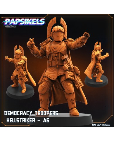 Democracy Troopers - Hellstriker - A6 - 1 Mini