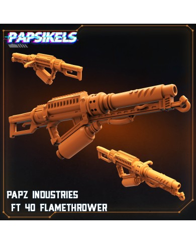 PAPZ Industries FT 40 Flamethrower - 1 Mini