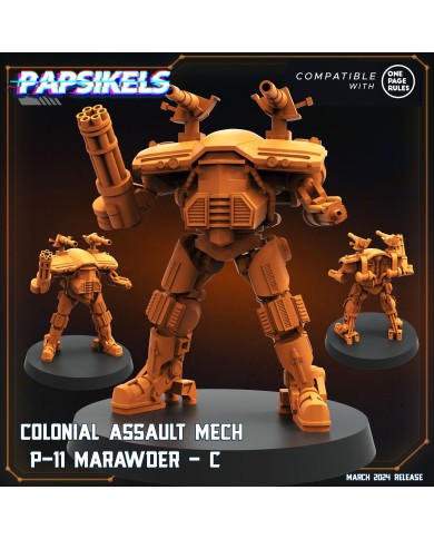 Colonial Assault Mech P11 Marawder - C - 1 Mini