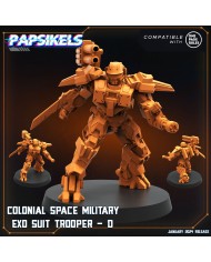 Colonial Space Military - Exo Suit Trooper - E - 1 Mini