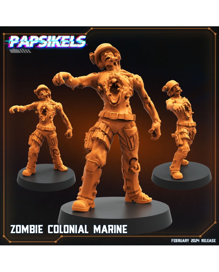 Marine Colonial Zombie - 1 Mini