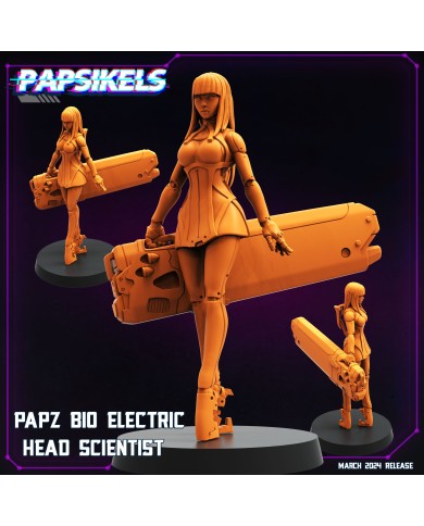Científica Jefe Bio Eléctrica de Papz Industries - A - 1 Mini