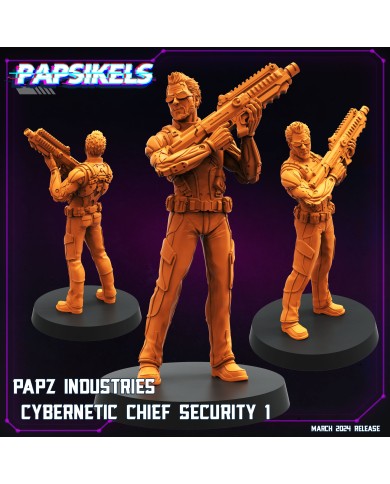 Papz Industries Cybernetic Chief Security - A - 1 Mini
