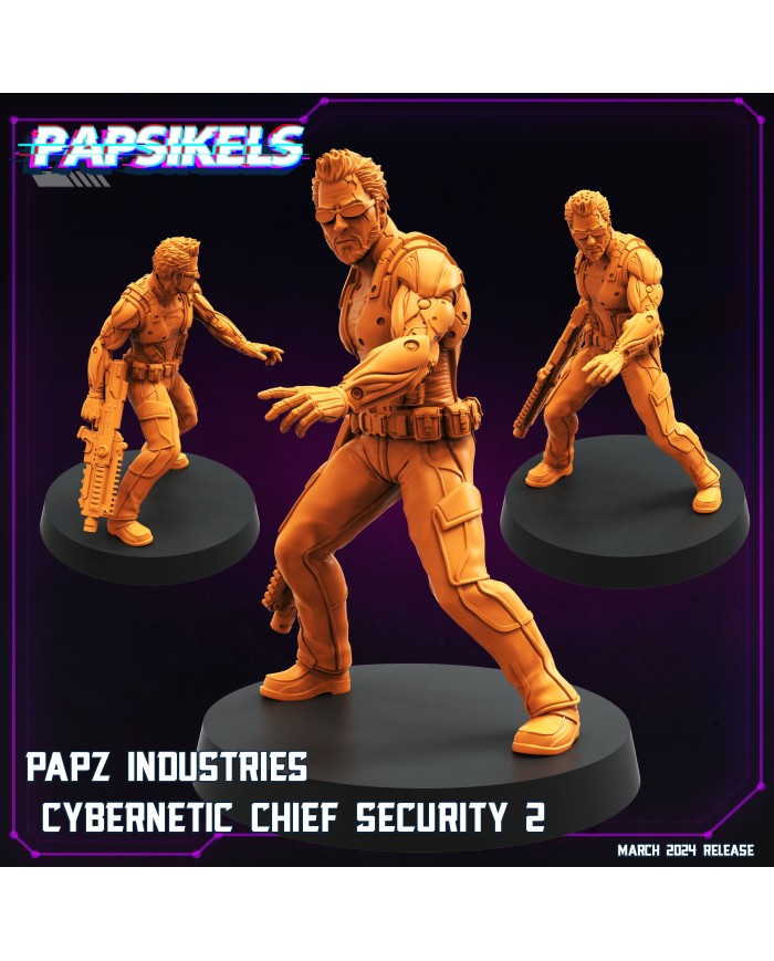 Papz Industries Cybernetic Chief Security - B - 1 Mini