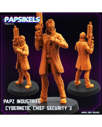 Papz Industries Cybernetic Chief Security - C - 1 Mini