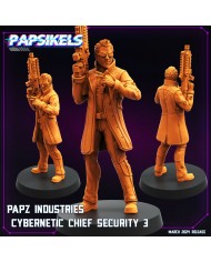 Papz Industries Cybernetic Chief Security - D - 1 Mini