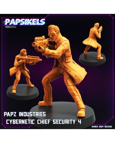 Papz Industries Cybernetic Chief Security - D - 1 Mini