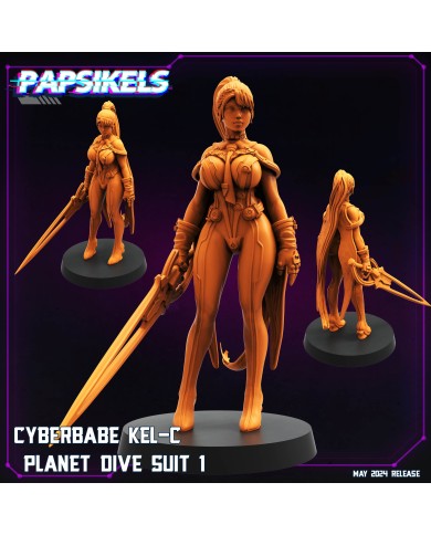 Cyberbabe Kel-C Planet Dive Suit - A - 1 Mini