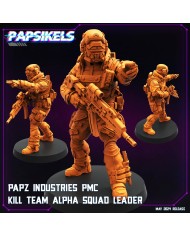 Papz Industries PMC Kill Team Alpha Squad Unit - A - 1 Mini