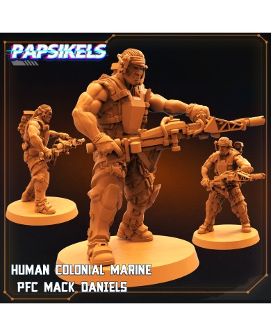 Marine Colonial Humano - PFC Mark Daniels - 1 Mini